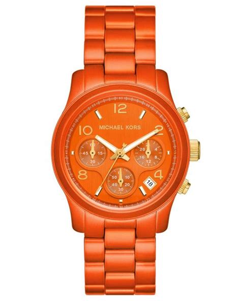 michael kors horloge limited edition|Michael Kors orange watch.